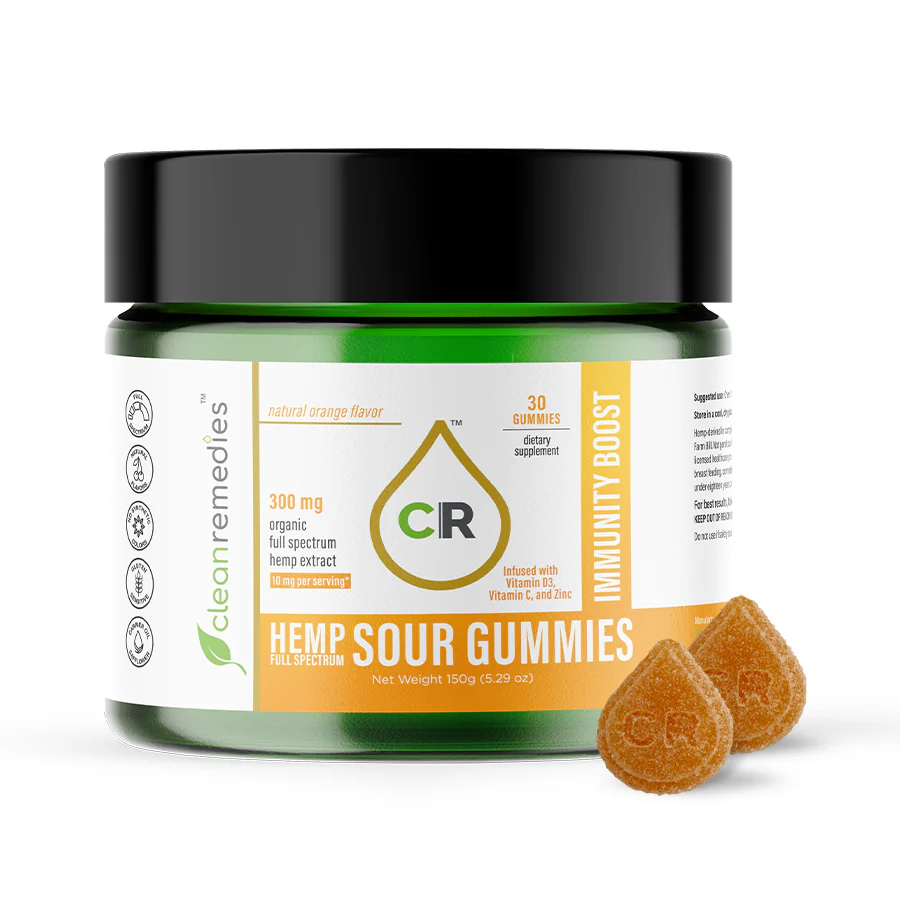 Immunity Boost CBD Sour Gummies 300mg