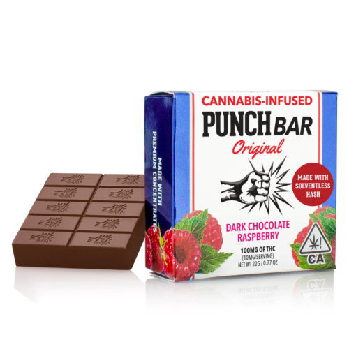 Punch Bar Dark Chocolate Raspberry