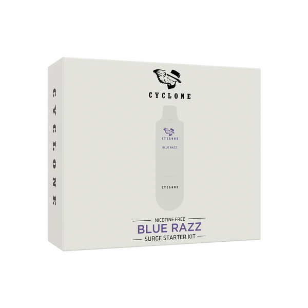 Surge Blue Razz Ice Nicotine-Free Vape Starter Kit