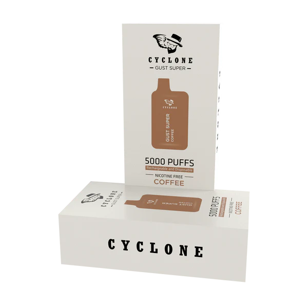 Nicotine Free Gust Super Coffee Rechargeable Disposable