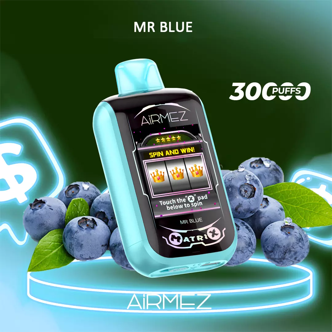 Airmez Matrix Pro 30000 Puffs – Mr Blue