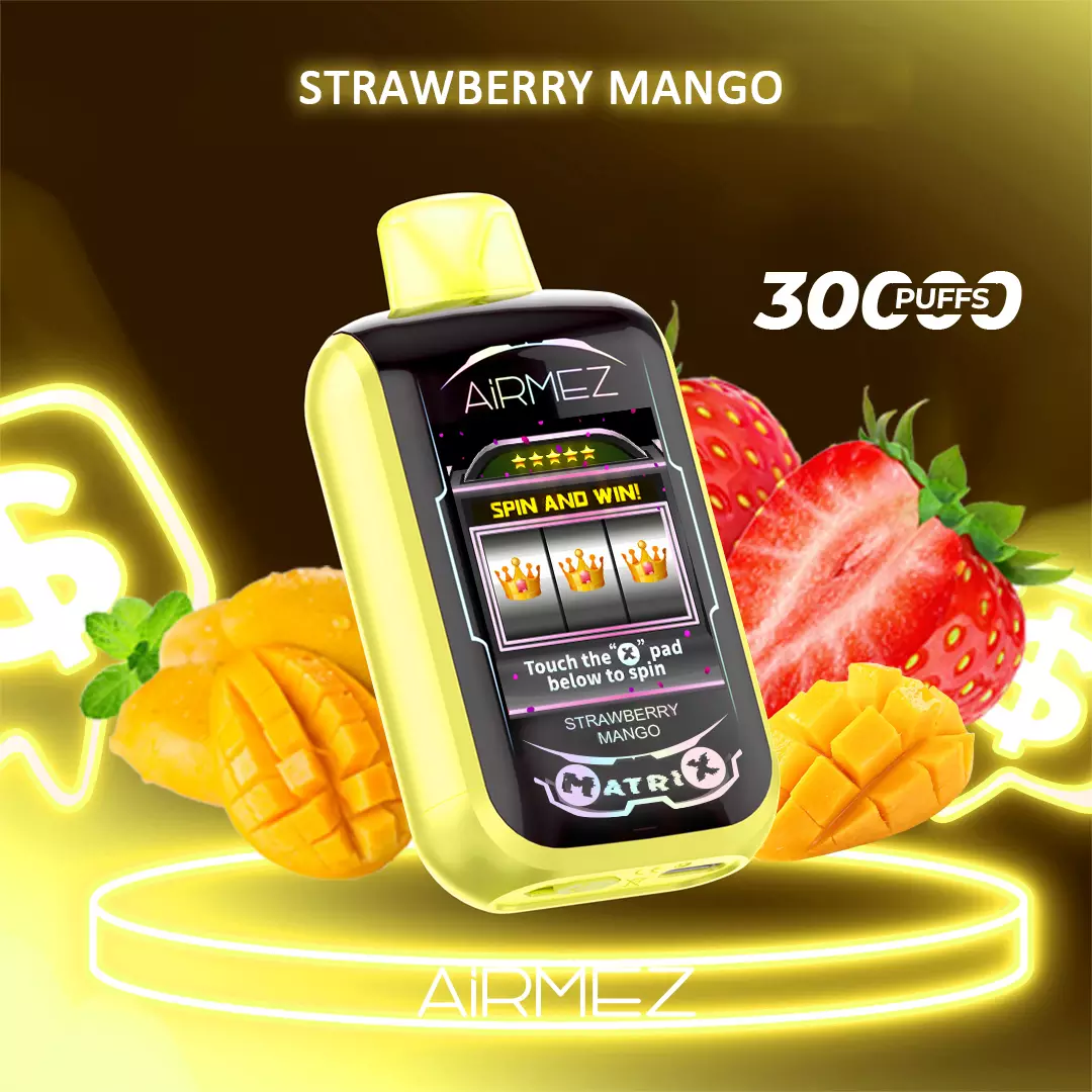 Airmez Matrix Pro 30000 Puffs – Strawberry Mango