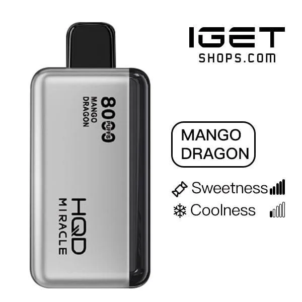 HQD Miracle 8000 – Mango Dragon