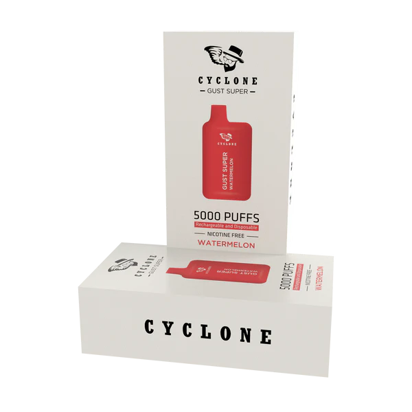 Nicotine Free Gust Super Watermelon Rechargeable Disposable Vape