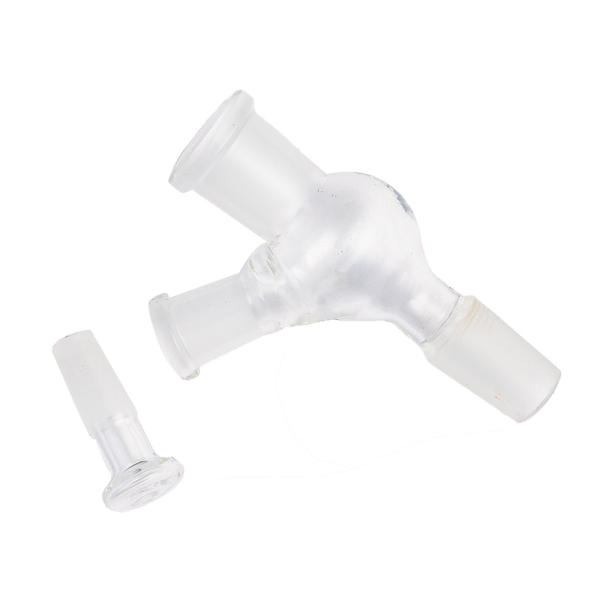14mm Female to 14mm Male Pass-Through Glass Adapter