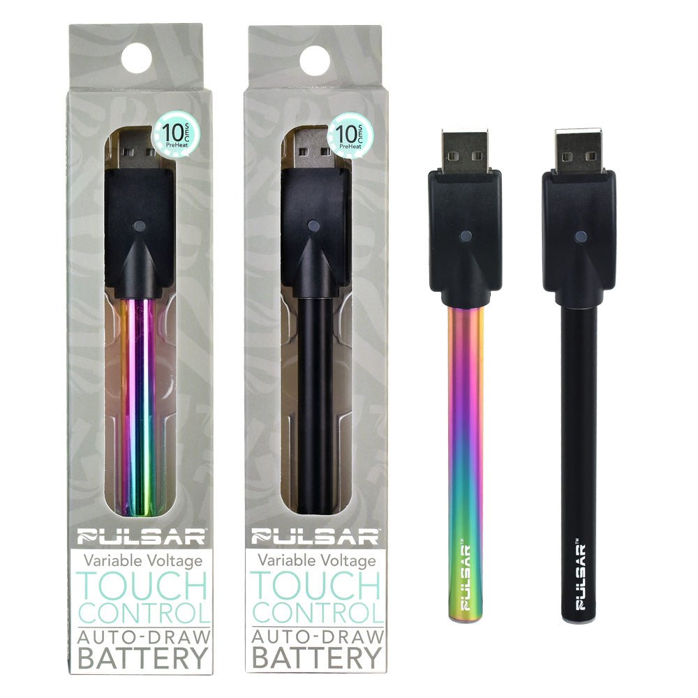 Pulsar VV Auto-Draw Battery & Charger- 280mAh/Asst – 12PC DISP