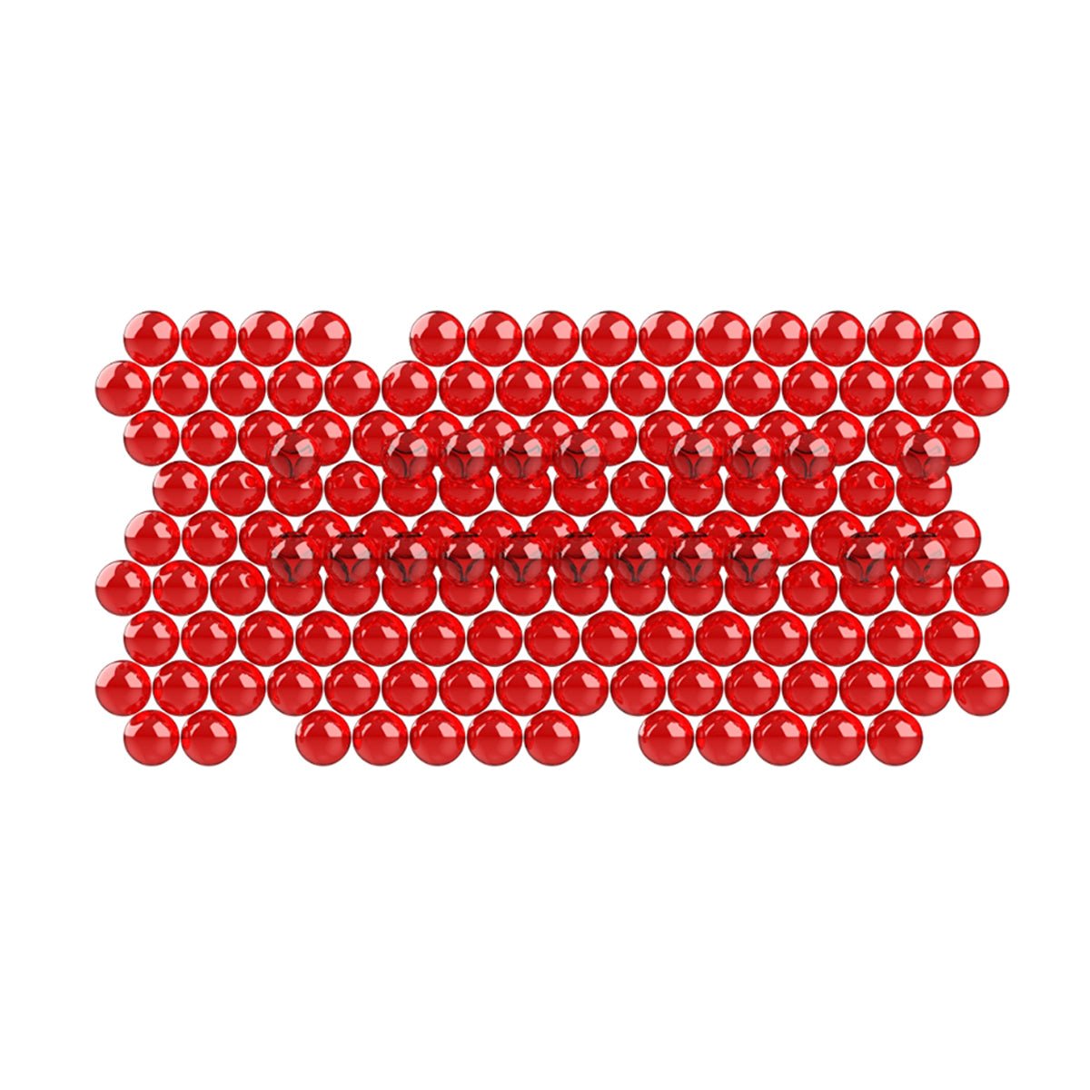 Angus Enhanced Ruby Ball 100 Pieces – 3mm