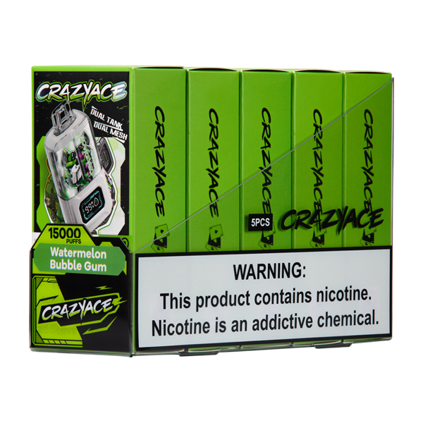 Watermelon Bubble Gum Crazy Ace B15000