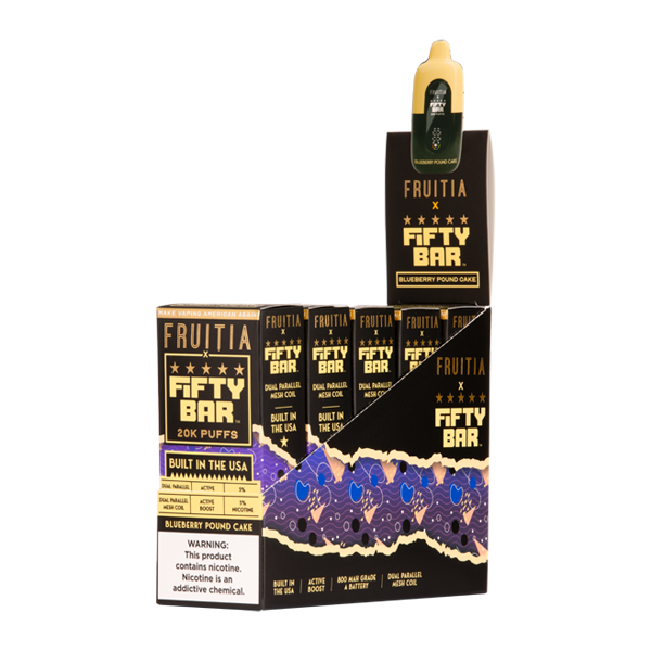 Blueberry Pound Cake FRUITIA X Fifty Bar 20k