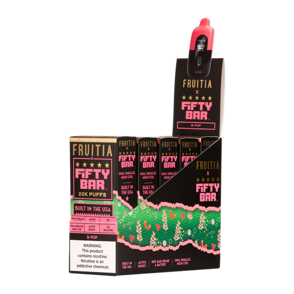 B-Pop FRUITIA X Fifty Bar 20K