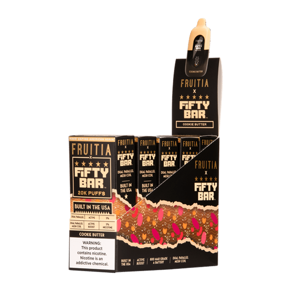 Cookie Butter FRUITIA X Fifty Bar 20K