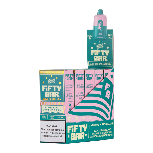 Aloe Kiwi Strawberry Fifty Bar