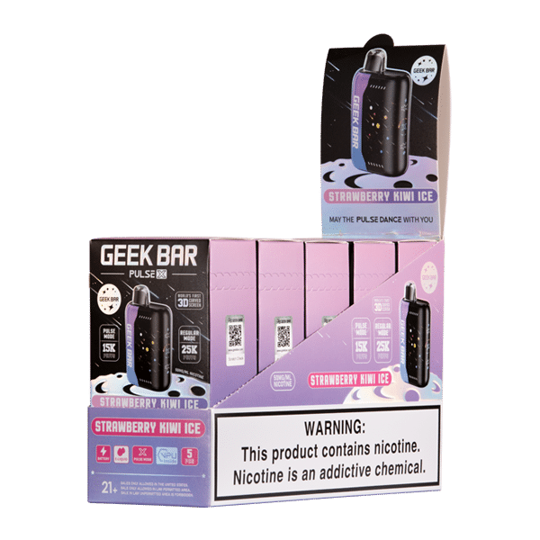 Strawberry Kiwi Ice Geek Bar Pulse X 25K