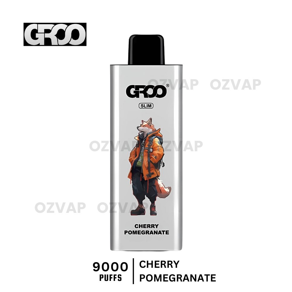 GROO Slim 9000 Puffs Cherry Pomegranate