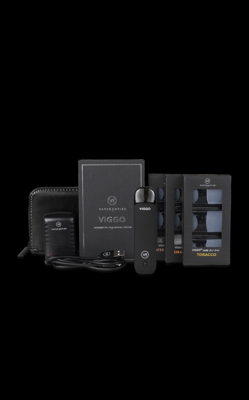 VIGGO Series Deluxe Vape Pod Starter Kit in Black