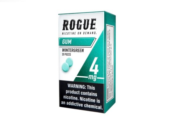 Rogue Wintergreen 4MG, Nicotine gum