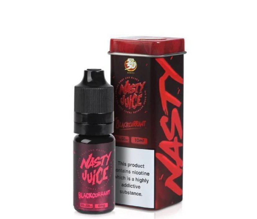 NASTY JUICE 10ml E-Liquid – Bad Blood – Blackcurrant 50/50