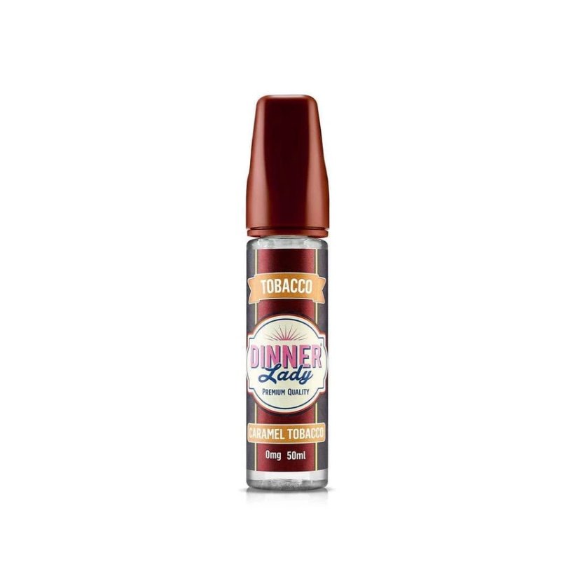 Dinner Lady 50ml Shortfill – Tobacco Range – Caramel Tobacco