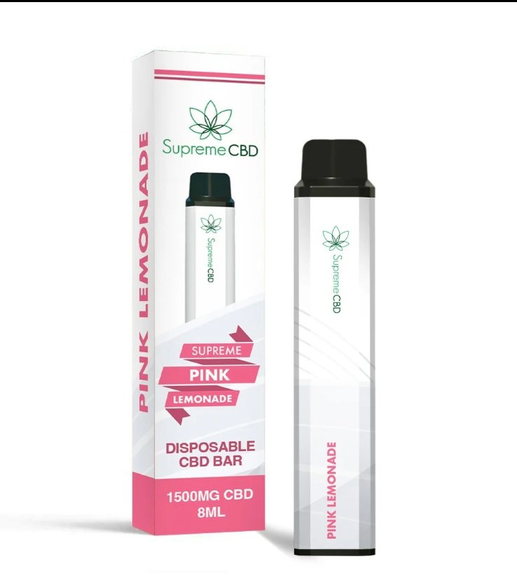 CBD Disposable Vape – Pink Lemonade (1500mg)