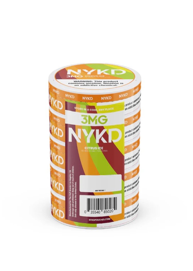NYKD NICOTINE POUCHES 20CT CAN (5 PACK)