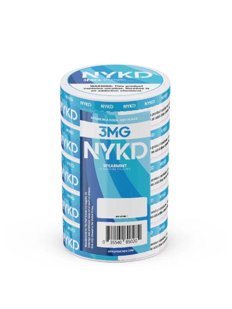 NYKD NICOTINE POUCHES 20CT CAN (5 PACK)