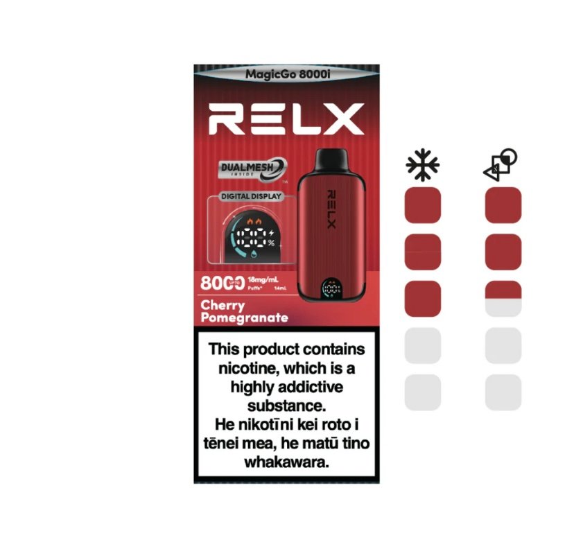 RELX MagicGo 8000i Cherry Pomegranate 18mg/mL