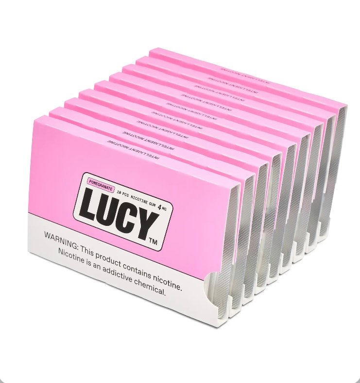 Lucy Nicotine Gum (9-pack)