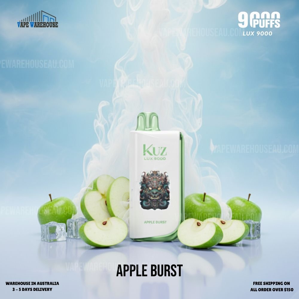 Kuz LUX 9000 Puffs Apple Burst