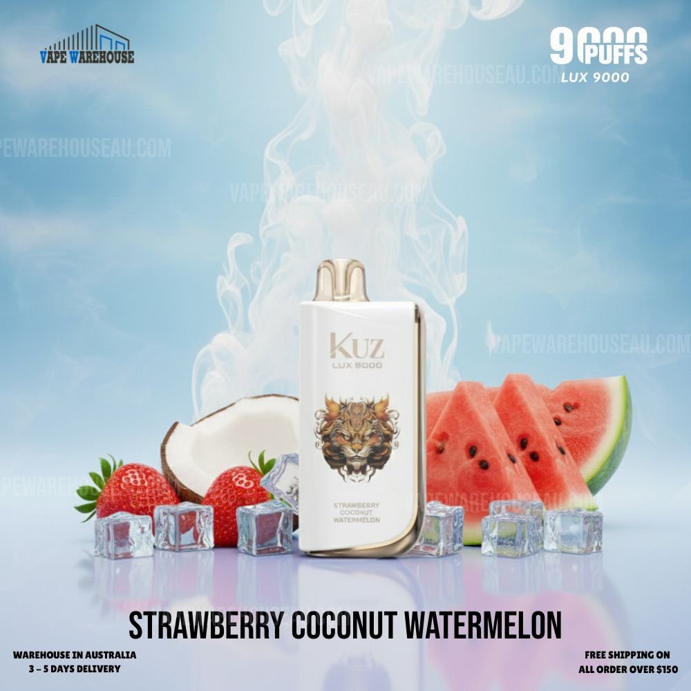 Kuz LUX 9000 Puffs Strawberry Coconut Watermelon