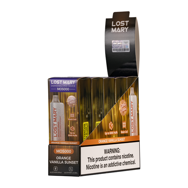 Orange Vanilla Sunset Lost Mary MO5000 (Glitter Edition)