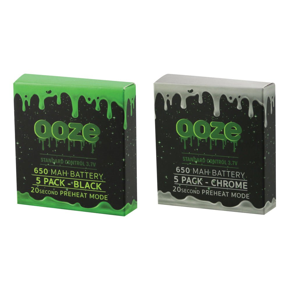 5PK – Ooze Standard Batteries – 3″ / 650mAh