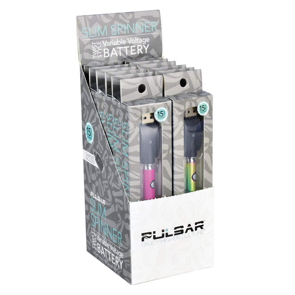 Pulsar Slim Spinner VV Battery – 400mAh/12 pcs