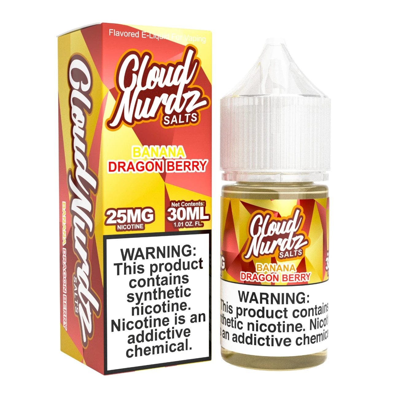 Cloud Nurdz Synthetic Salts Banana Dragon Berry Nic Salt Vape Juice 30ml