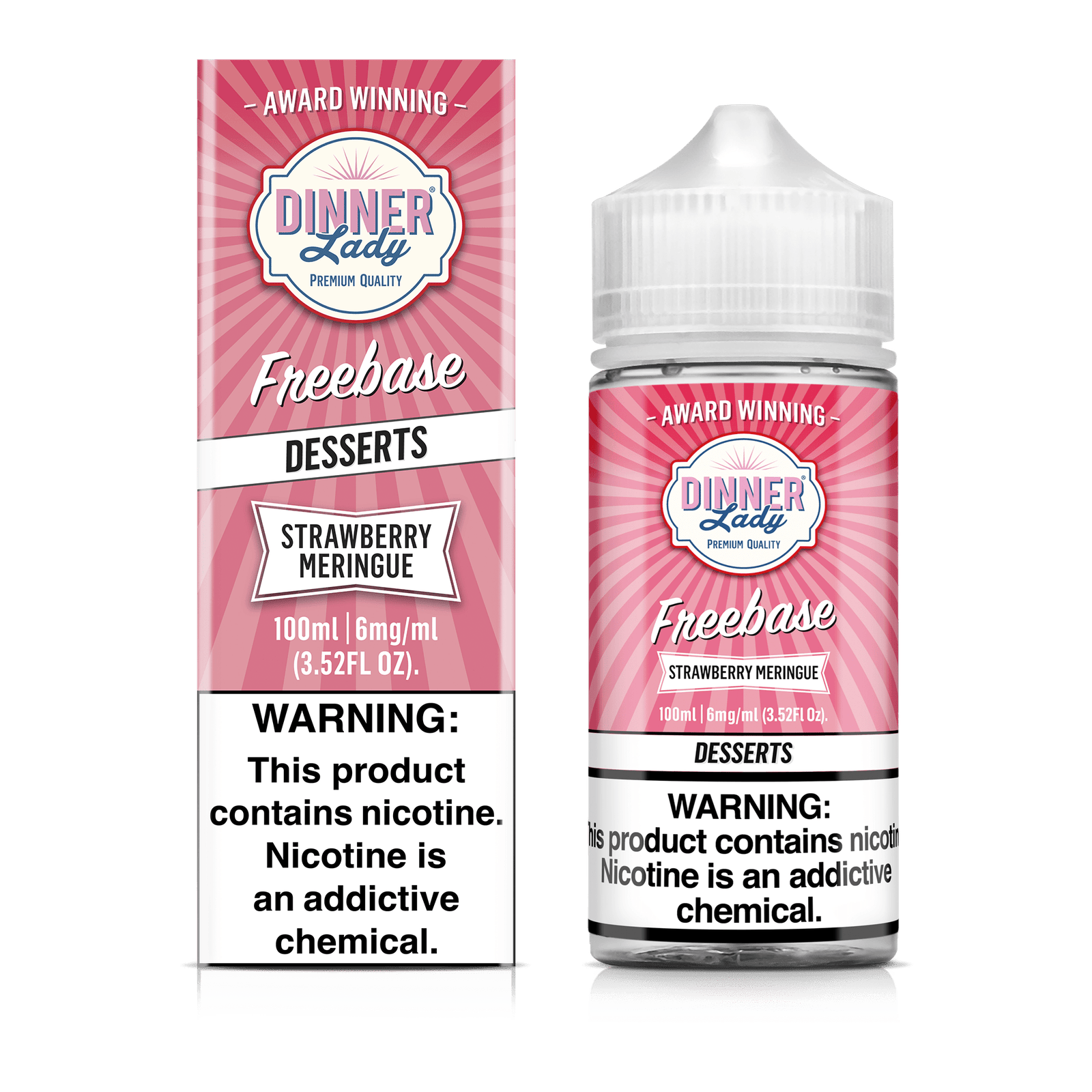 Dinner Lady Strawberry Meringue 100ml