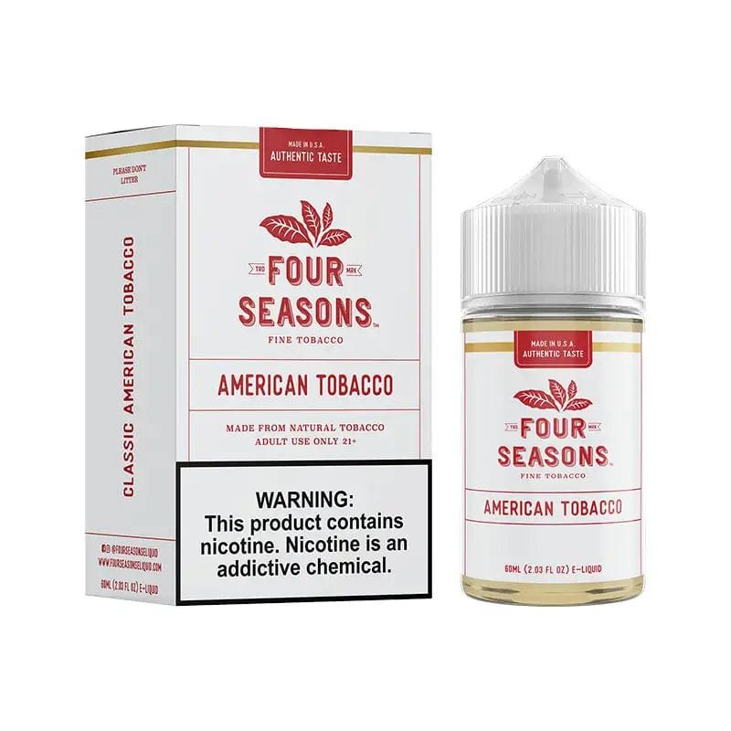 Four Seasons E-Liquids American Tobacco 60ml Vape Juice
