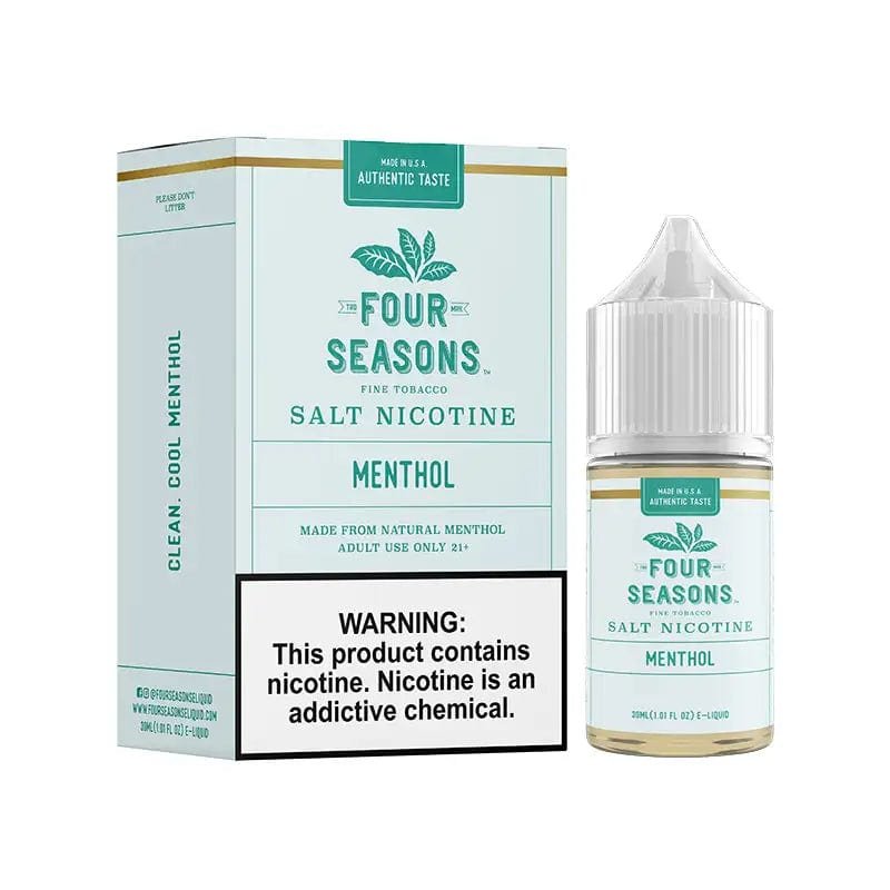 Four Seasons E-Liquids Menthol 30ml Nic Salt Vape Juice