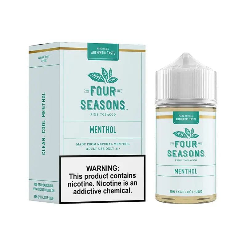 Four Seasons E-Liquids Menthol 60ml Vape Juice