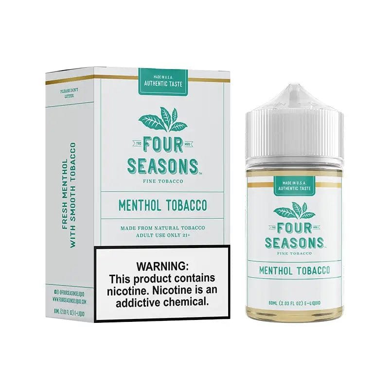 Four Seasons E-Liquids Menthol Tobacco 60ml Vape Juice