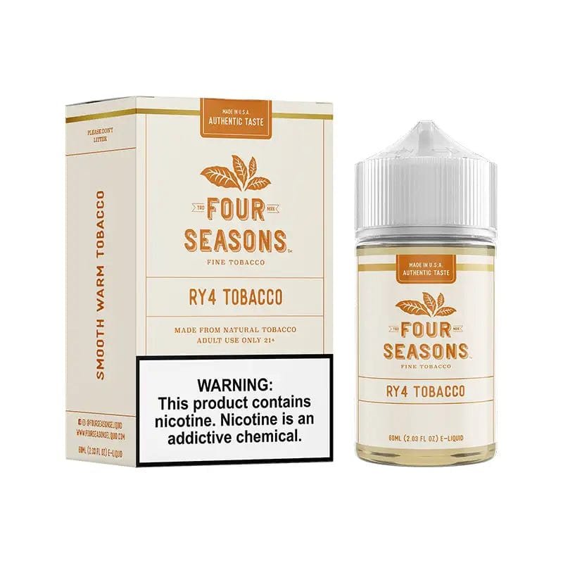 Four Seasons E-Liquids RY4 Tobacco 60ml Vape Juice