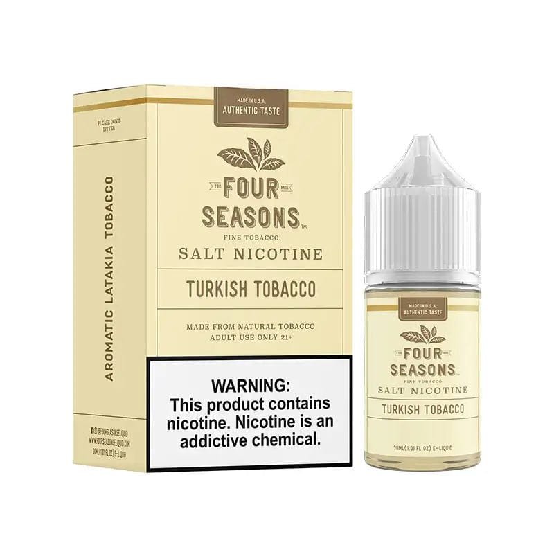 Four Seasons E-Liquids Turkish Tobacco 30ml Nic Salt Vape Juice