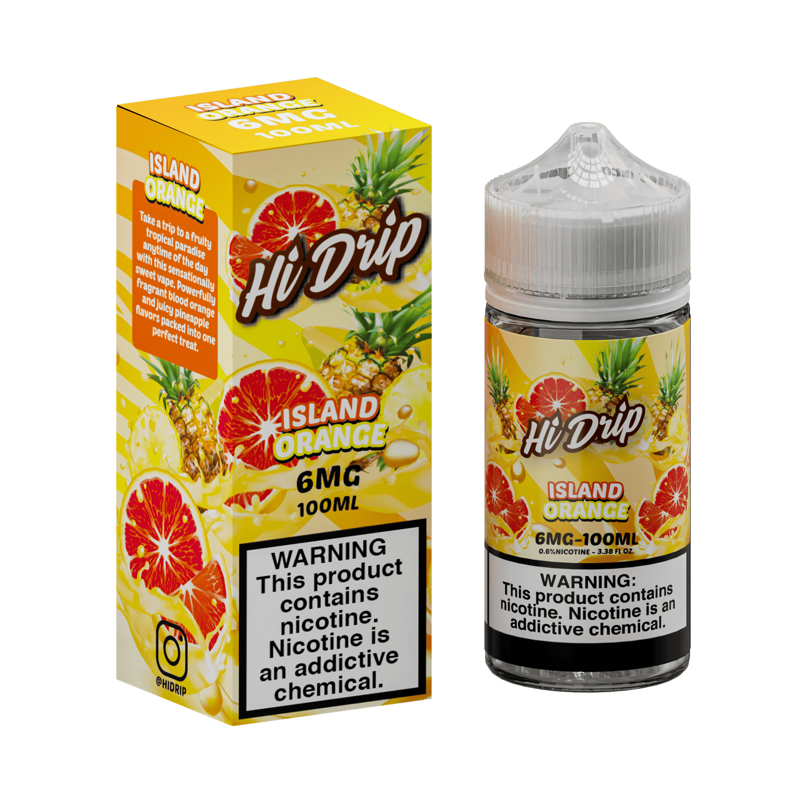 Hi-Drip Island Orange 100ml Vape Juice