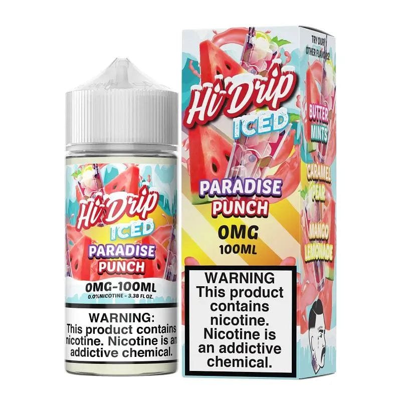 buy vape juice australia Hi-Drip Paradise Punch ICED 100ml BLU Flum Float 