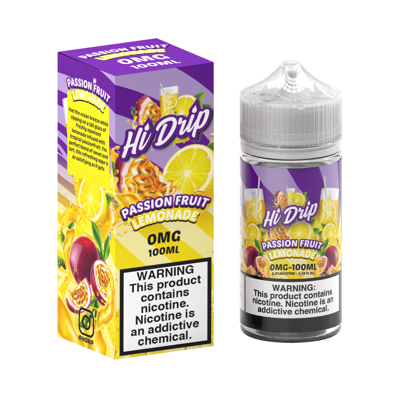 Hi-Drip Passionfruit Lemonade 100ml Vape Juice