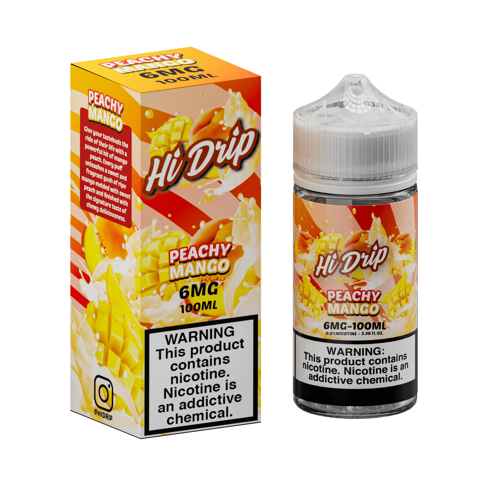 Hi-Drip Peachy Mango 100ml Vape Juice