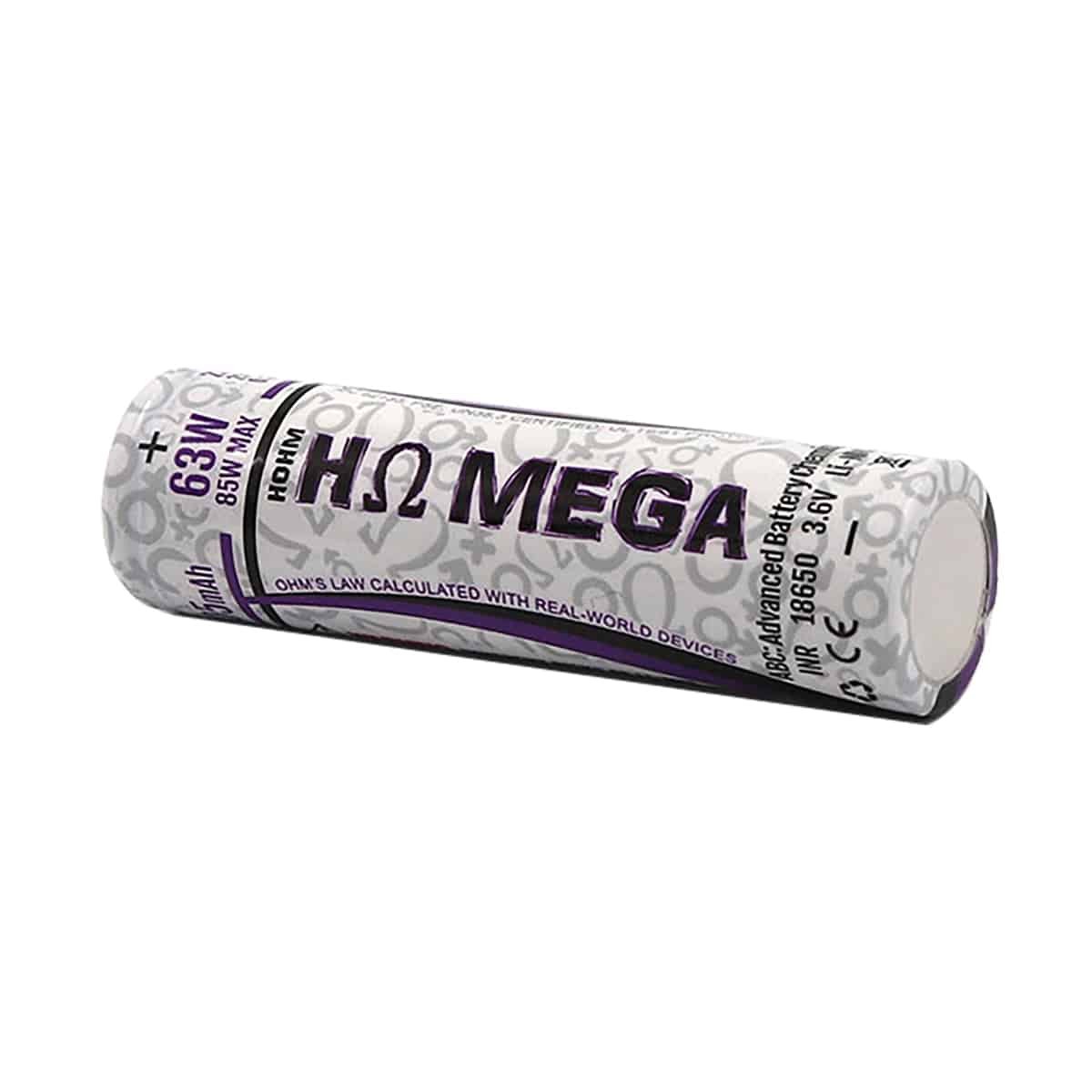 Hohm MEGA 18650 2500mAh 22A Battery