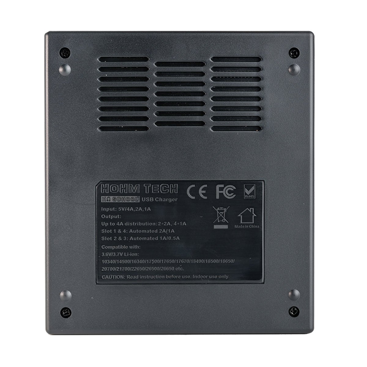 Hohm Tech School 4 Channel Battery Charger