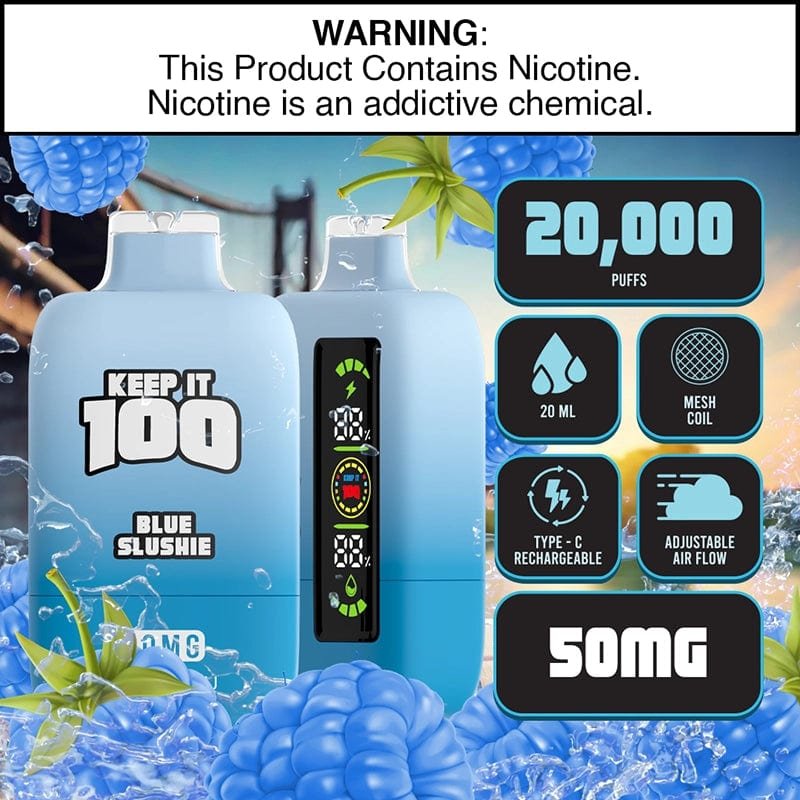 Keep It 100 20K Disposable Vape (5%, 20000 Puffs)
