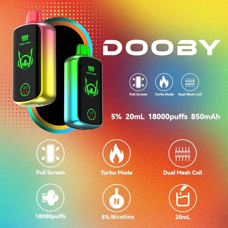 THATTHAT Dooby 18000 Disposable Vape (5%, 18000 Puffs)