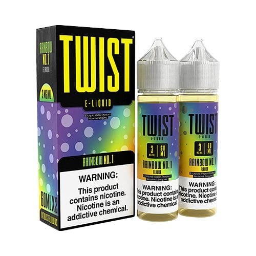 Rainbow No.1 2x 60ml (120ml) Vape Juice – Twist E-Liquids