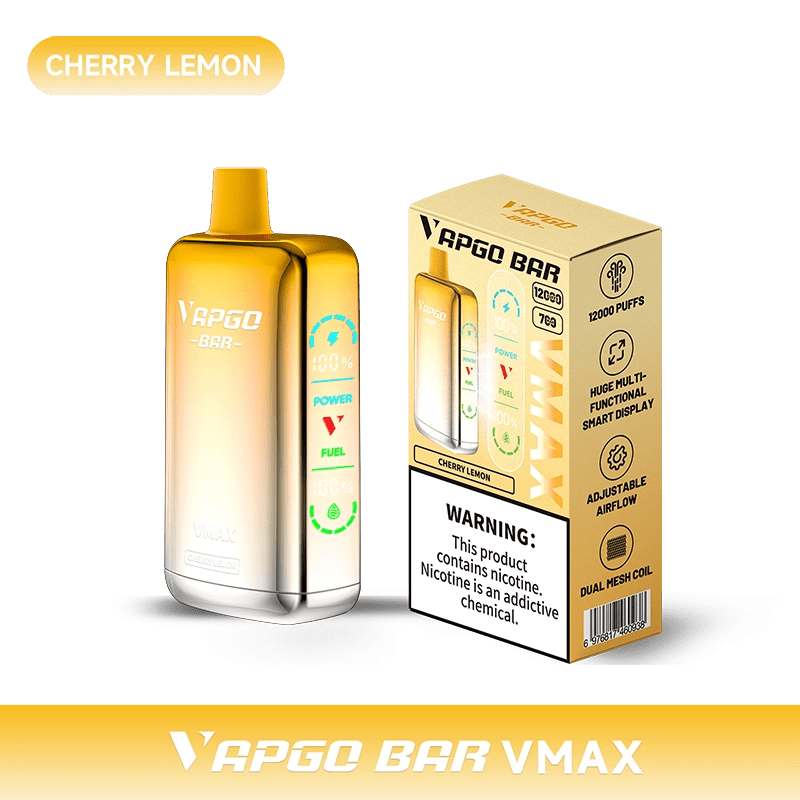 VAPGO BAR Vmax Disposable Vape  (5%, 12000 Puffs)